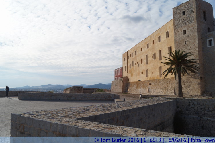 Photo ID: 016613, Rear of the castle, Ibiza Town, Spain