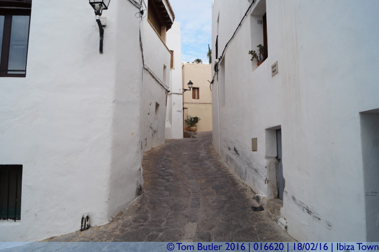 Photo ID: 016620, In the lanes of the Dalt Vila, Ibiza Town, Spain