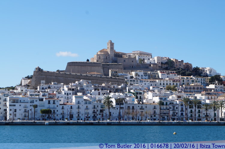Photo ID: 016678, Dalt Vila from the Harbour, Ibiza Town, Spain
