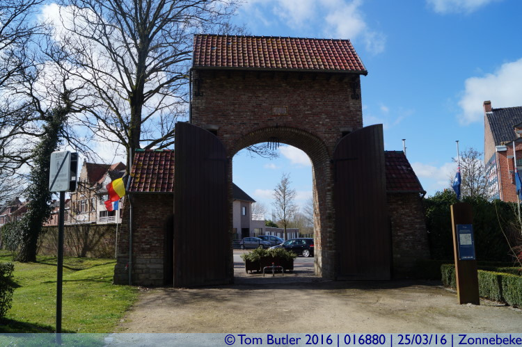 Photo ID: 016880, Gateway to the museum, Zonnebeke, Belgium