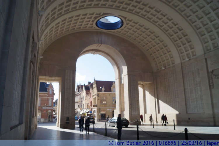 Photo ID: 016895, Under the Menin Gate, Ieper, Belgium