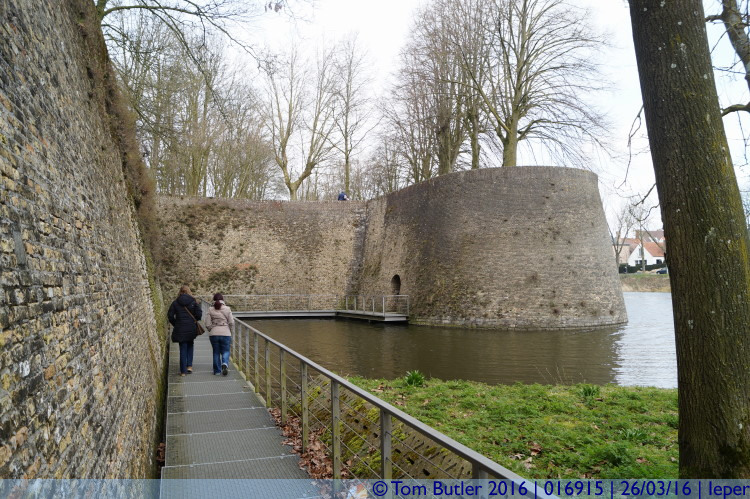 Photo ID: 016915, Below the city walls, Ieper, Belgium