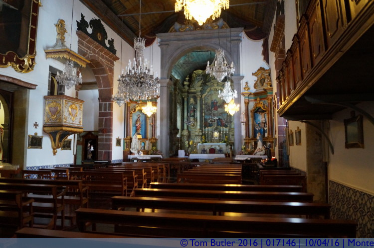 Photo ID: 017146, Inside the Church, Monte, Portugal