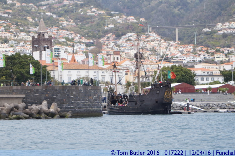 Photo ID: 017222, Replica of Columbus' flagship, Funchal, Portugal