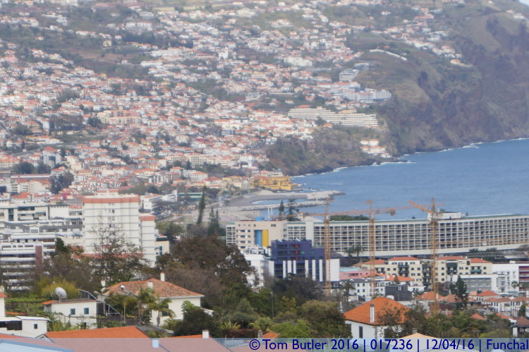 Photo ID: 017236, Looking towards the fort, Funchal, Portugal