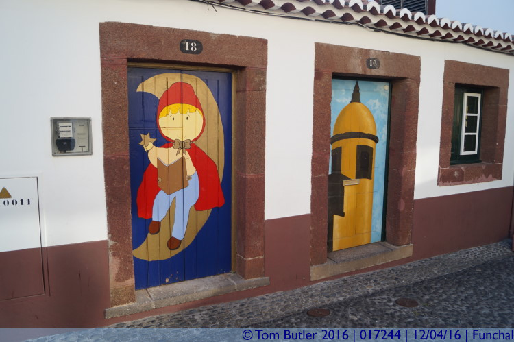 Photo ID: 017244, Painted Doors, Funchal, Portugal