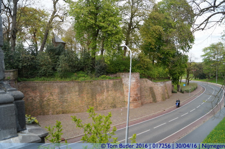 Photo ID: 017256, Walls of the Valkhof, Nijmegen, Netherlands