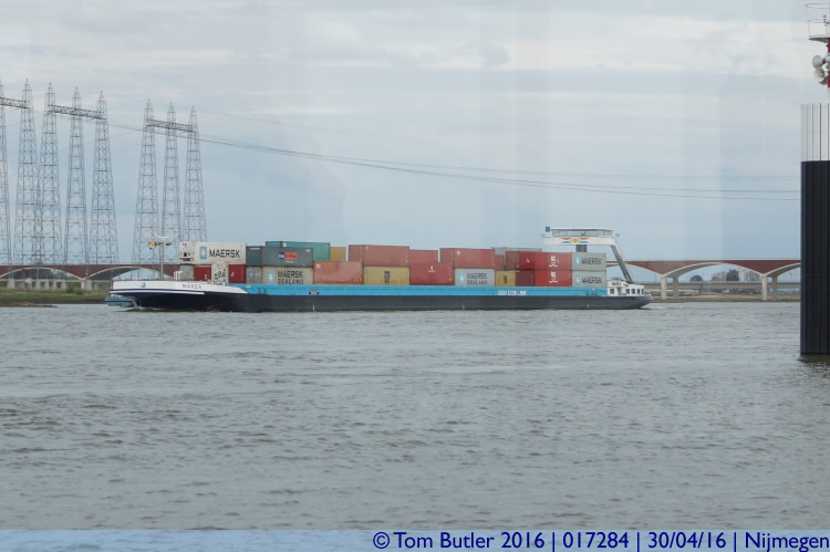 Photo ID: 017284, Container Barge, Nijmegen, Netherlands