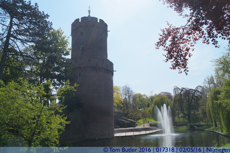 Photo ID: 017318, Tower and lake, Nijmegen, Netherlands