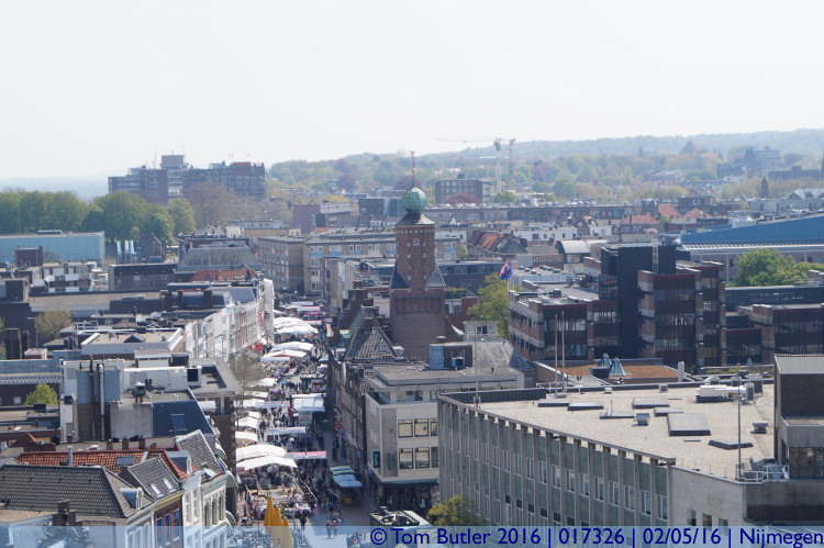 Photo ID: 017326, View from Sint Stevenskerk, Nijmegen, Netherlands