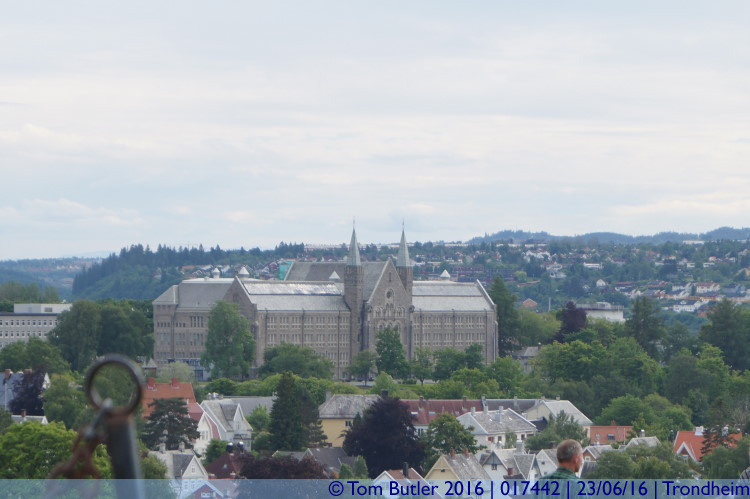 Photo ID: 017442, Looking across to the university, Trondheim, Norway