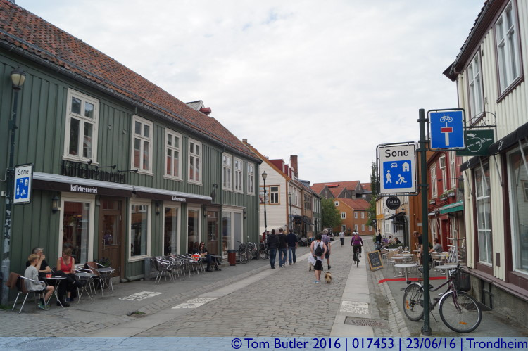Photo ID: 017453, In the old town, Trondheim, Norway
