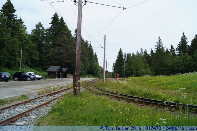 Photo ID: 017470, Tram lines, Lian, Norway