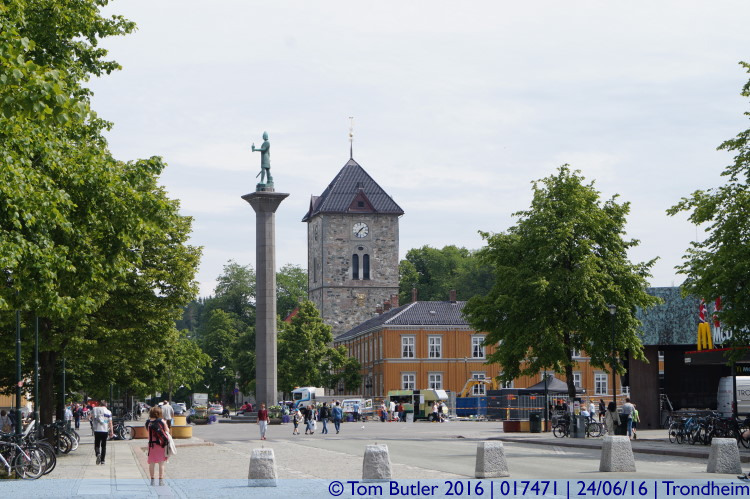 Photo ID: 017471, In the centre of town, Trondheim, Norway