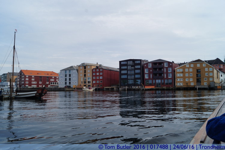 Photo ID: 017488, Approaching the Fish Market, Trondheim, Norway