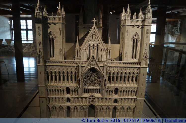 Photo ID: 017519, Cathedral Model, Trondheim, Norway