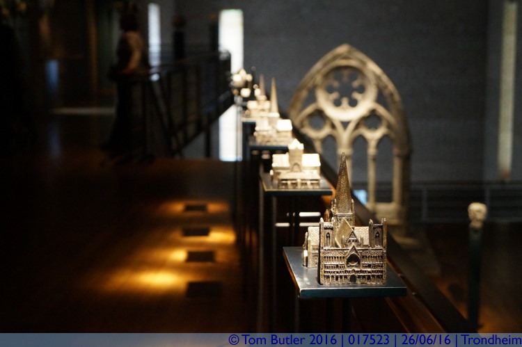 Photo ID: 017523, Models of the Cathedral, Trondheim, Norway