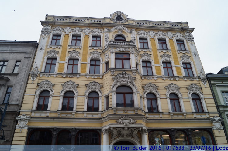 Photo ID: 017533, The buildings of Piotrkowska , Lodz, Poland
