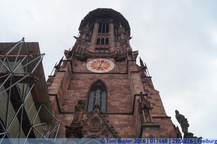 Photo ID: 017668, Looking up the tower, Freiburg, Germany
