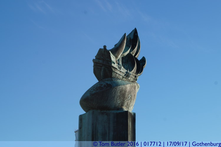 Photo ID: 017712, Statue at Stenpiren, Gothenburg, Sweden