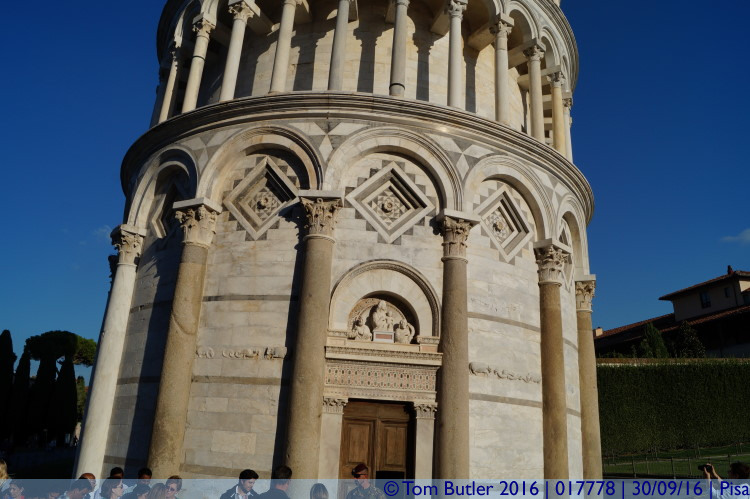 Photo ID: 017778, Base of the tower, Pisa, Italy
