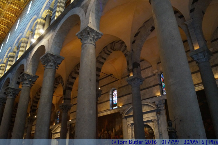 Photo ID: 017799, Columns and arches, Pisa, Italy
