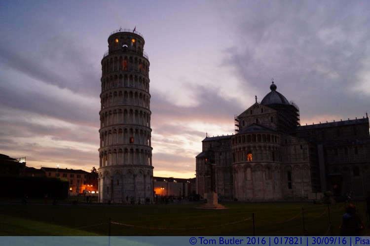 Photo ID: 017821, Cathedral and Bell Tower, Pisa, Italy