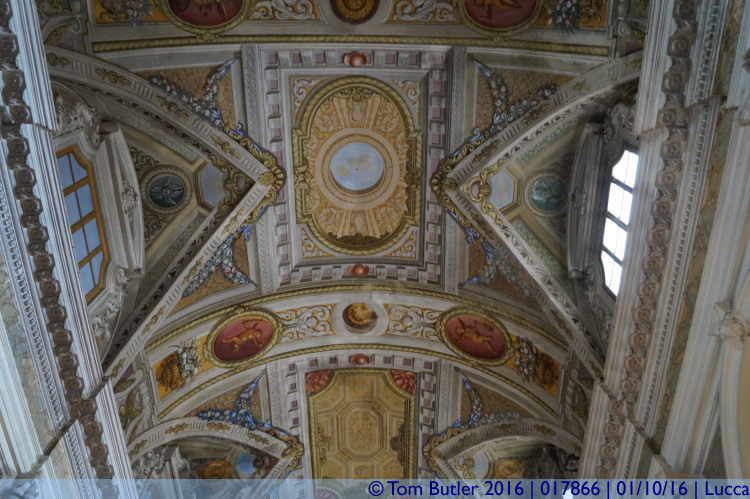 Photo ID: 017866, Ceiling, Lucca, Italy