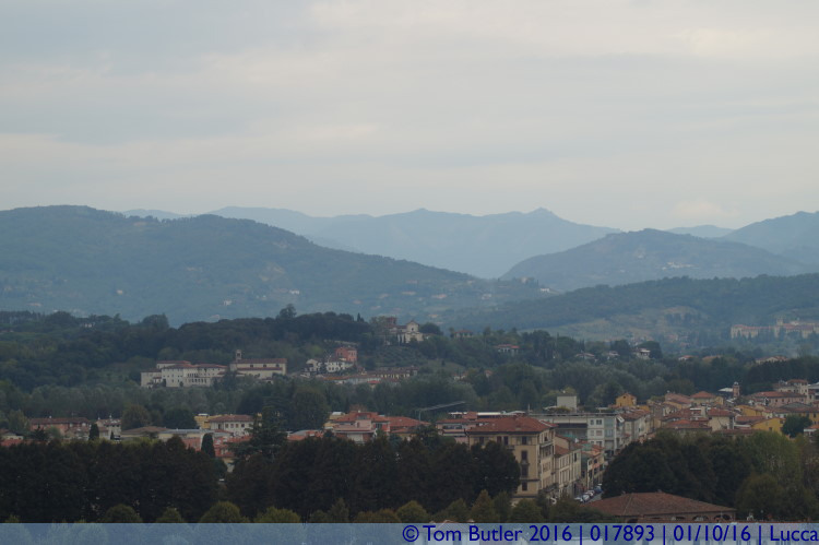 Photo ID: 017893, View over the countryside, Lucca, Italy