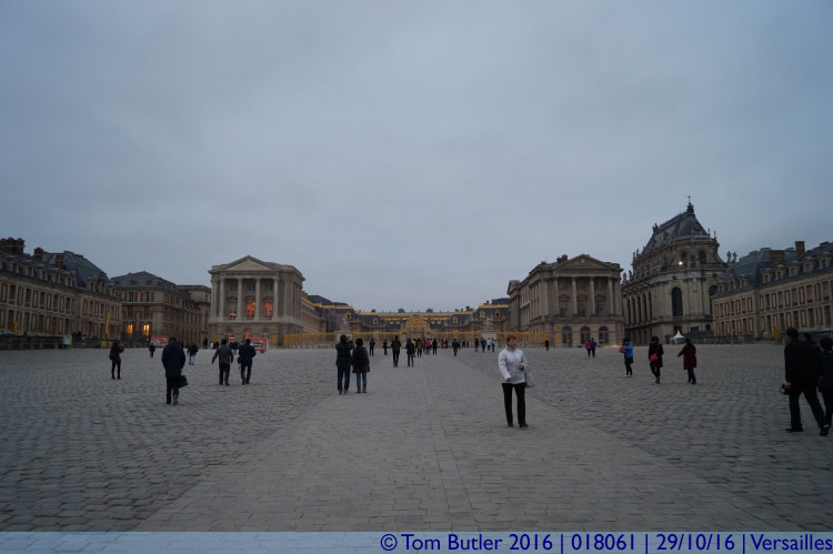 Photo ID: 018061, Approaching the palace, Versailles, France