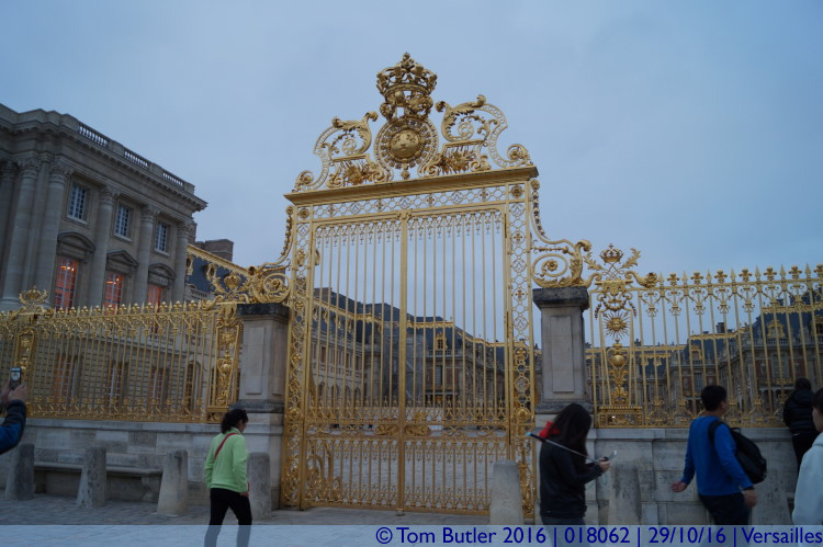 Photo ID: 018062, Palace gates, Versailles, France
