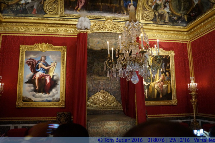 Photo ID: 018076, Louis XVI bedroom, Versailles, France