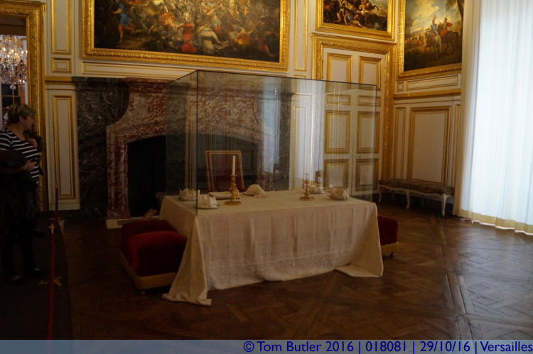 Photo ID: 018081, Kings dining table, Versailles, France