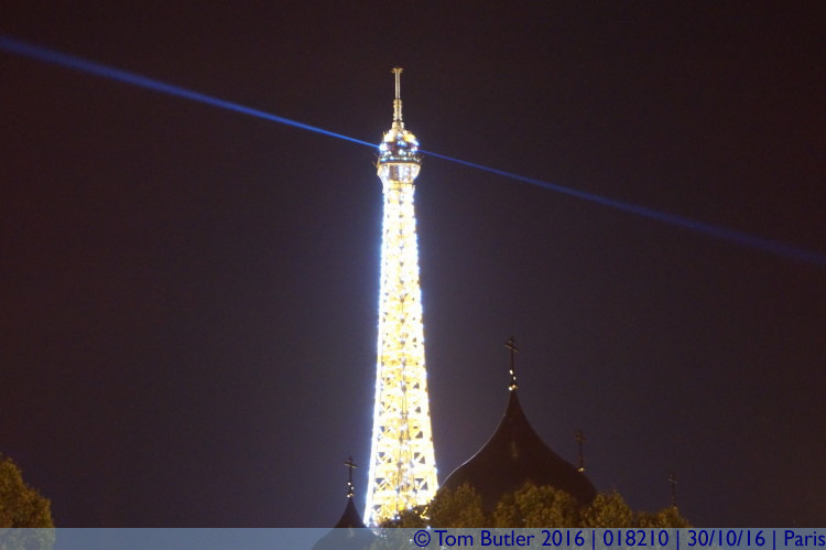 Photo ID: 018210, Eiffel Tower lit up, Paris, France