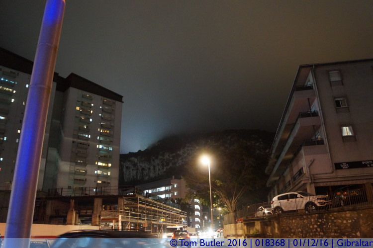 Photo ID: 018368, The Rock shrouded, Gibraltar, Gibraltar
