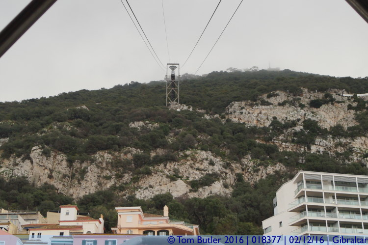 Photo ID: 018377, On the Cable Car, Gibraltar, Gibraltar