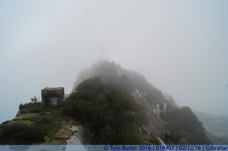 Photo ID: 018407, Highest point on The Rock, Gibraltar, Gibraltar