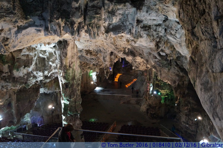 Photo ID: 018410, Inside St Michaels Cave, Gibraltar, Gibraltar
