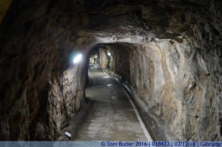 Photo ID: 018432, Tunnel through the rock, Gibraltar, Gibraltar