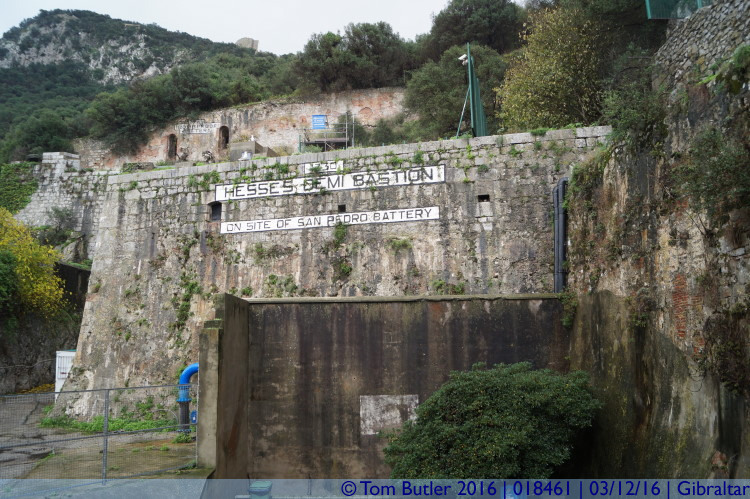 Photo ID: 018461, Edge of the fortifications, Gibraltar, Gibraltar