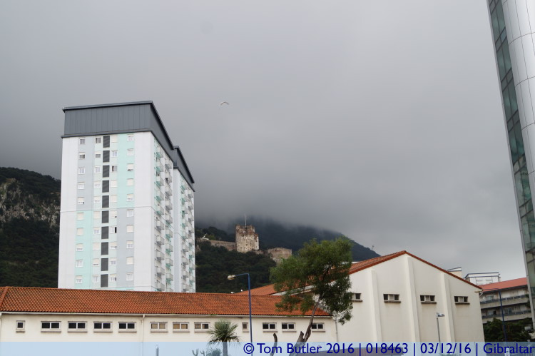 Photo ID: 018463, Castle and rock, Gibraltar, Gibraltar