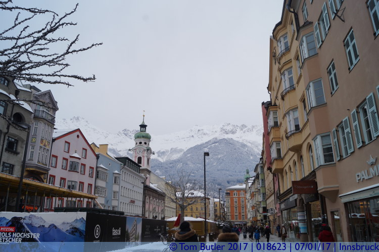 Photo ID: 018623, City Centre and mountains, Innsbruck, Austria