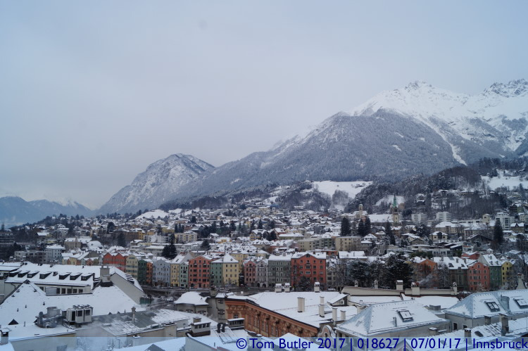 Photo ID: 018627, View from the Stadtturm, Innsbruck, Austria