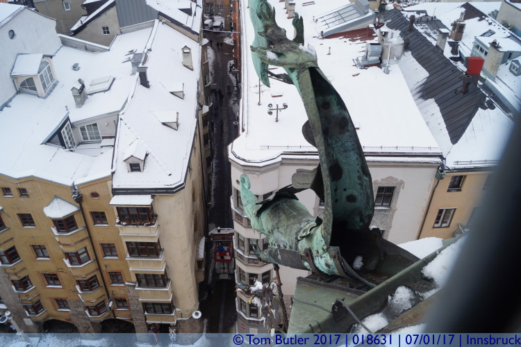 Photo ID: 018631, Ornate guttering, Innsbruck, Austria