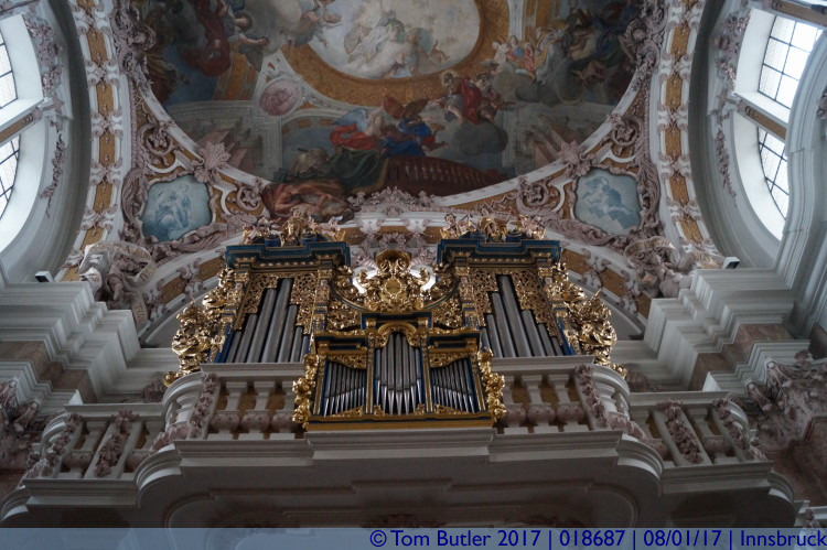 Photo ID: 018687, Organ, Innsbruck, Austria