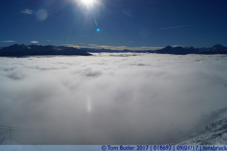 Photo ID: 018697, Cloud snow and peaks, Innsbruck, Austria