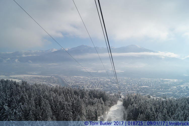Photo ID: 018725, View across the valley, Innsbruck, Austria