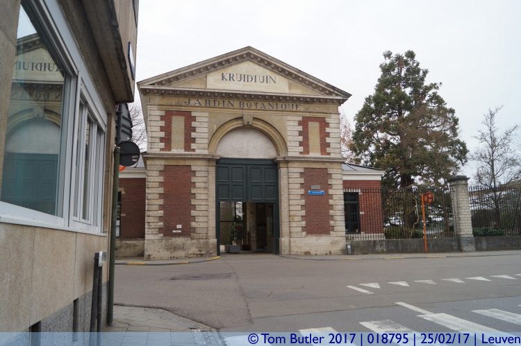 Photo ID: 018795, Entrance to the Kruidtuin, Leuven, Belgium