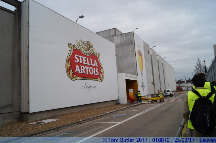 Photo ID: 018810, Entering the bottling plant, Leuven, Belgium