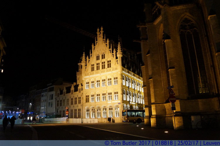 Photo ID: 018818, Night in central Leuven, Leuven, Belgium